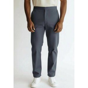 Dickies Mens Black Work Pants 34x29 Polyester/Cotton Flat Front Business Casual